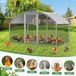 Wan GmbH Grande volière extérieure pour poules et petits animaux - 3x2x2m