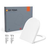 GRIFEMA D-vormige softclose toiletbril