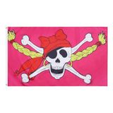 AZ FLAG Vlag Piratenmeisje 90x60 cm Polyester 100D 2 Ringen