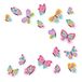 EmmiJules Muurtattoo vlinders voor de kinderkamer (30cm x 21cm) - 18 stuks - Made in Germany