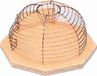 Nobby - Muizenval - Levend Vangen - Rond - 1 Ingang - Hout - Beige