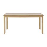 Alfred 1898 Table à manger Chêne pigmenté blanc, 90x160 cm