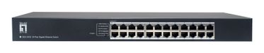 LevelOne GEU-2432 Switch Ethernet Gigabit non géré - 24 ports - 1U - Gris