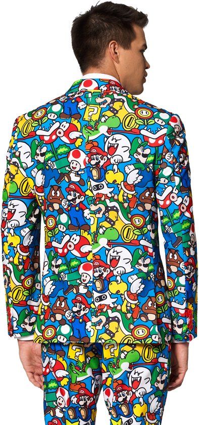 OppoSuits Super Mario™ - Heren Kostuum - Maat 50