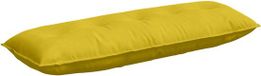 vidaXL Coussin de dossier Jaune 140 x 50 cm Velours côtelé