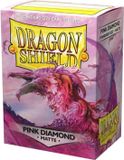 Dragon Shield Standard Size Card Sleeves Pink Diamond Matte 100x
