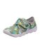 SUPERFIT Huisschoenen 'BUBBLE' turquoise / lichtblauw / kaki / appel