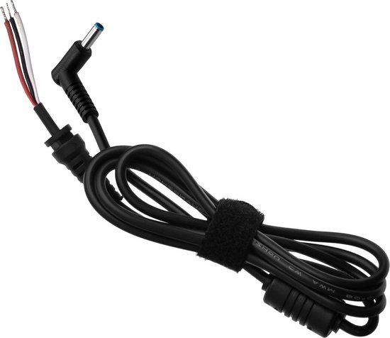 Akyga Laagspannings-adapterkabel DC laagspanningsstekker 4,5 x 3,0 mm + pin - Open kabeleinde 1.2 m
