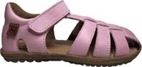 Naturino sandales fermées en cuir à scratchs See rose taille 30