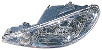 TarosTrade 37-0256-L-27369 elektrische koplamp zonder motor voor lampen H7/H7 linkskant