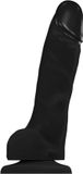 Strap-On-Me - Soft Realistic - Dildo met Zuignap - Zwart - Maat S