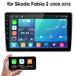 JUNSUN autoradio 10 pouces Linux avec CarPlay sans fil et Android Auto, Bluetooth, FM, USB, convient pour Skoda Fabia 2 (2008-2013)