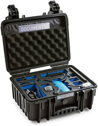 B&W 3000/B/SPARK Hard Case for DJI Spark Fly More Combo - Black