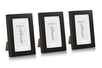Classic by Casa Chic Casa Chic Classic Fotolijst - 15 x 10 cm - Zwart - 3 stuks