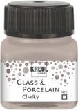 Kreul Glasverf - Porseleinverf - Volcanic Gray - Extra Mat - Chalky - 20ml