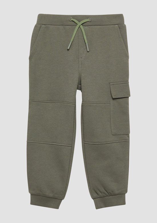 s.Oliver casual broek donkergroen Jongens Sweat Effen - maat 116