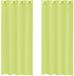 vidaXL Gordijnen voile met doorvoertules 2 st 140x225 cm appelgroen