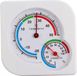LOUZIR Thermometer - Indoor - Outdoor Hygrometer - Analoog - Meet Vochtigheid Binnenshuis of Buitenshuis - Weerstation - Wit