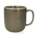 Tasse, émail réactif, grès, vert olive, 370 ml