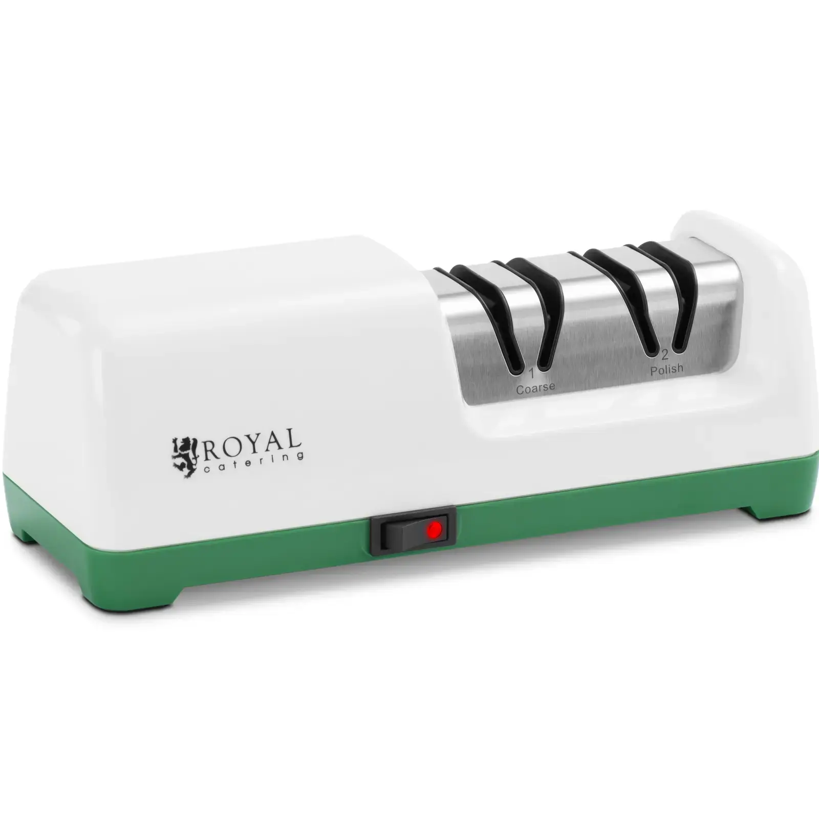 Royal Catering Elektrische diamant Messenslijper - 2 niveaus - 20° - White - Royal Catering