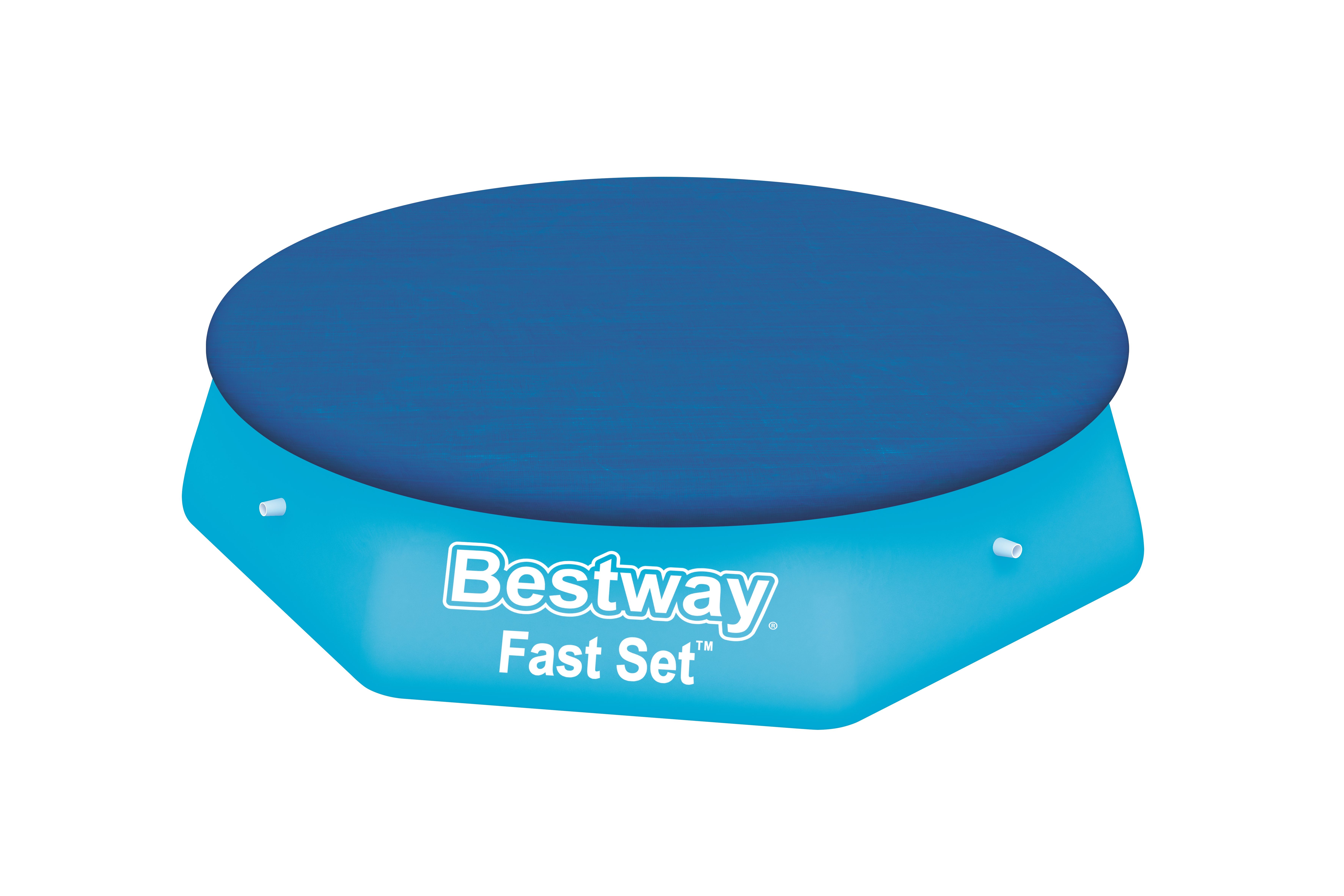 Bestway Flowclear Cover Fast Set Rond 305 - Blauw