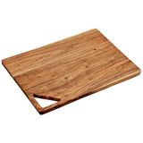 KESPER Snijplank, acaciahout, afmetingen: 40 x 30 x 1,5 cm, kleur: bruin
