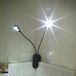Shenzhen Haorui Industrial Technology Co., Ltd. Lampe à bras double avec pince - Noir