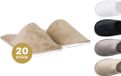 Lavea® Premium 20er Set Hotelslipper aus Velours – Hausschuhe, Pantoffeln, Gästehausschuhe & Schlappen, Einheitsgröße- für Hotel, Spa und Zuhause - Hotelqualität Velours – Beige