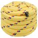 vidaXL Multifunctioneel touw 60 mm 10 m Geel PP