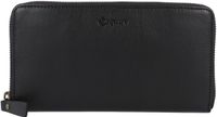 Esquire Peru Portemonnee RFID Leer 19 cm - Dames - Horizontaal - zwart