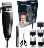 Dunlop Tondeuse - Krachtige 3 Watt Motor - met Snoer - 4 Opzetkammen - met Schaar en Kam