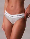 Calvin Klein Dames Bikini LV00QF8520 Bikini, Grijs (Grey Heather), M