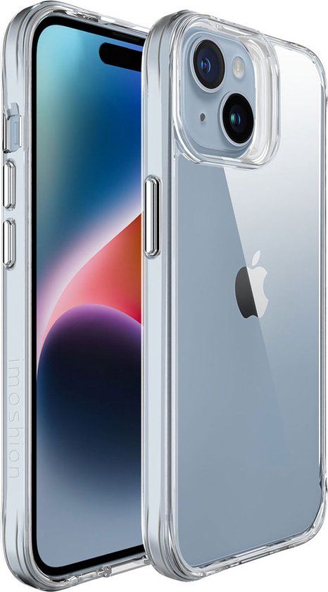 iMoshion Rugged Air Case - Shockproof Case for iPhone 15 Plus - Transparent