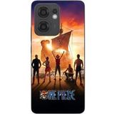 Oppo Hoesje voor Oppo Reno 13 5g met een poster van de One Piece manga/anime.