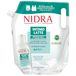NIDRA Eco-navulverpakking intieme reiniger, verfrissend met antibacteriële werking, met melkeiwit, spaarformaat, gynaecologisch getest, made in Italy, 1000 ml