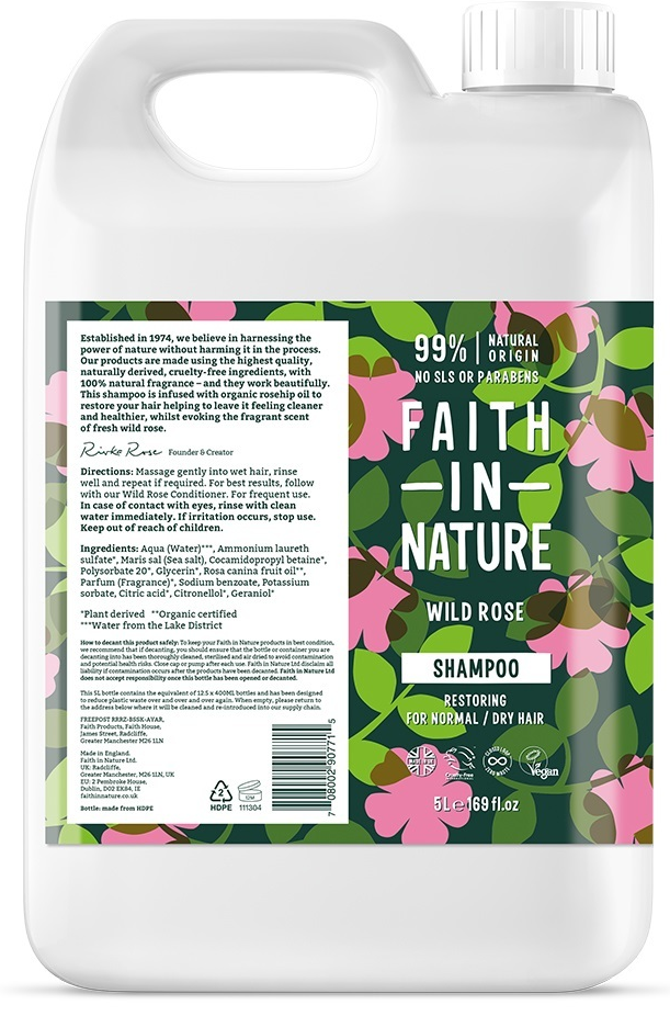 Faith in Nature Faith In Nature Wildrose Shampoo