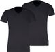 Levi's T-shirt V-Neck Zwart 2Pack - Maat L - Heren - Basic T-shirt