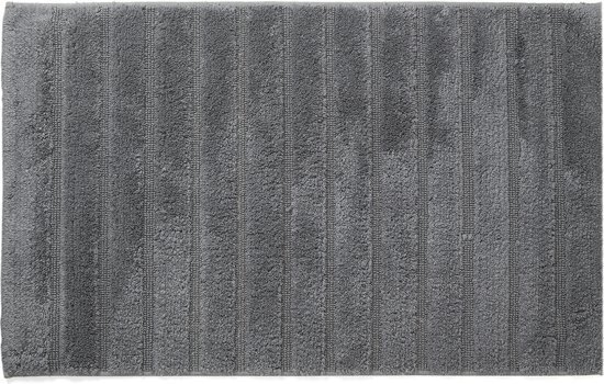 Casilin California - Badmat met antislip - Anthracite - 70 x 120 cm