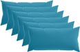 vidaXL - Kussensloop - 6 stuks - HEERLEN - Lichtblauw - 40 x 70 cm - Polyester