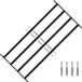 vidaXL Beveiligingsgrille 115 x 60 cm Gegalvaniseerd staal