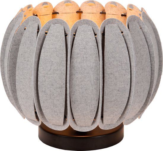 Lucide SPENCER - Tafellamp - Ø 30 cm - Grijs