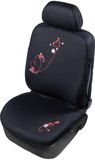 Start Glamour Universal eenpersoons voorstoelhoes zwart-rood