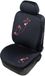 Start Glamour Universal eenpersoons voorstoelhoes zwart-rood