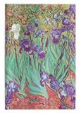 Varzi Dal 1956 Paperblanks 2024 Dagboek Mini Horizontaal Iris van Van Gogh 9,5 x 14 cm Italiaanse versie