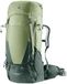 deuter Futura Air Trek 55+10 SL Trekkingrugzak voor dames, Grove-Ivy, 55+10 L, Minimalistisch