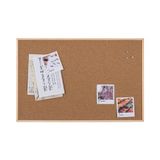 Bi-Office Earth New Basic Prikbord, 88,5x58,5 cm, Kurkoppervlak, Grenen Lijst