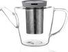 Viva Scandinavia Infusion Theepot - 1L - Grijs - Glas - Met Theefilter