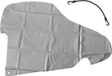 cartrend 10260 Universele disselafdekking voor aanhangers en caravans, met boxslot, grote uitvoering, disselkap, disselbeveiliging, trekhaak-afdekking, grijs