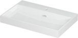 Wastafel INK Urban Wastafel Porselein met 1 Kraangat - 700x450x80 mm - Glans Wit