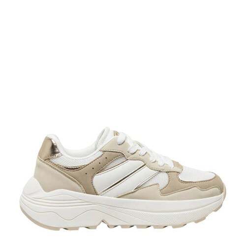 ONLY ONLY chunky sneakers wit/beige